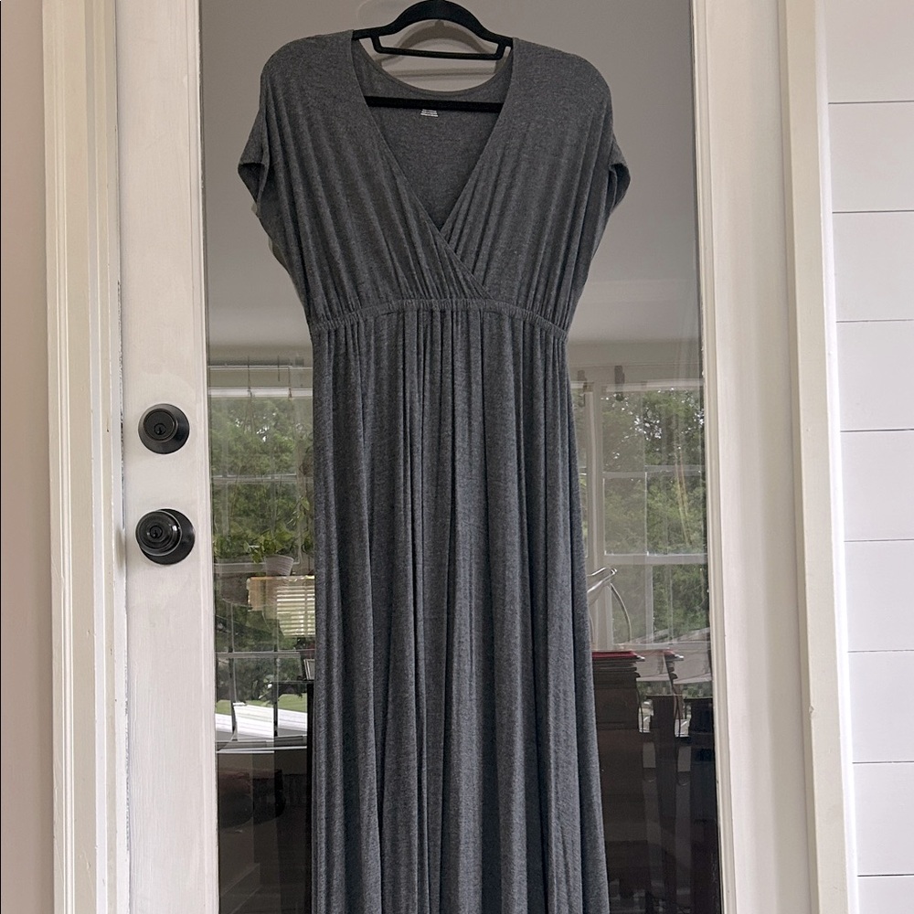 Amazon Essentials Charcoal Maxi Dress